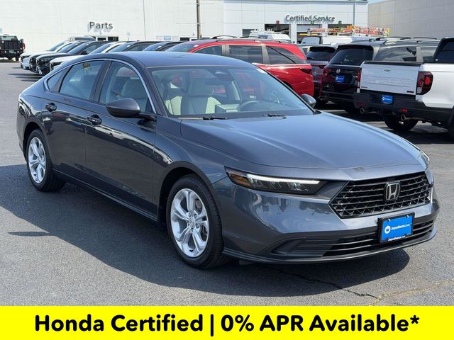 Meteorite Gray Metallic 2025 Honda Accord LX FWD Sedan Front-Wheel Drive Continuously Variable Transmission