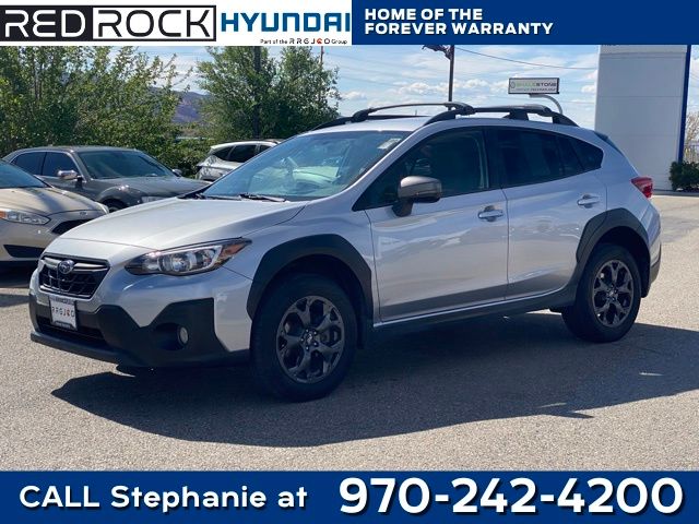 Ice Silver Metallic 2022 Subaru Crosstrek Sport AWD SUV / Crossover All-Wheel Drive Continuously Variable Transmission