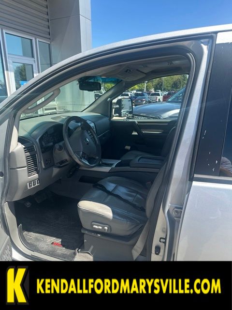 Radiant Silver 2007 Nissan Titan Pickup Truck Four-Wheel Drive 5-Speed Automatic