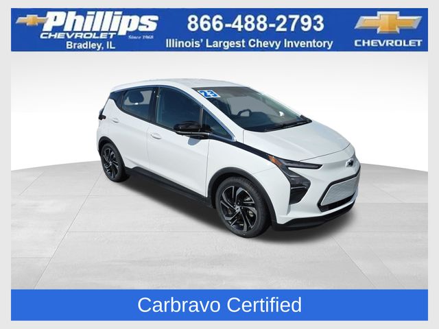 Summit White 2023 Chevrolet Bolt EV Hatchback Front-Wheel Drive 1-Speed Automatic