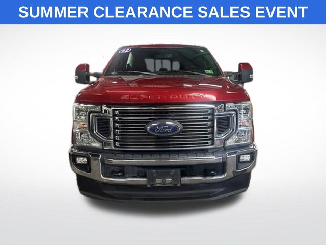 Red Metallic 2022 Ford F-350 Super Duty Pickup Truck Four-Wheel Drive Automatic
