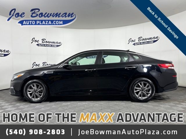 Ebony Black 2020 Kia Optima Sedan Front-Wheel Drive 6-Speed Automatic