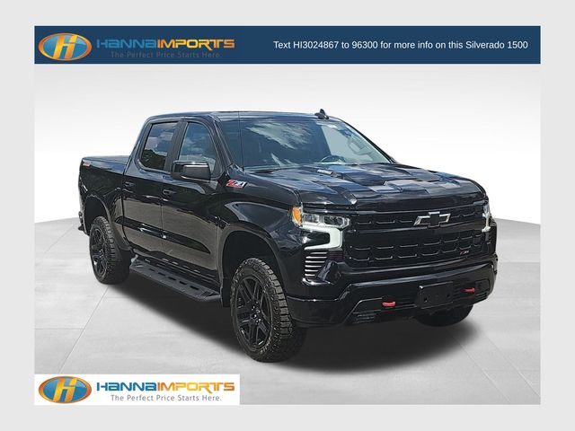 Black 2024 Chevrolet Silverado 1500 Pickup Truck Four-Wheel Drive Automatic
