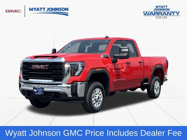 Cardinal Red 2025 GMC Sierra 2500HD Pro Double Cab 4WD Pickup Truck Four-Wheel Drive Automatic