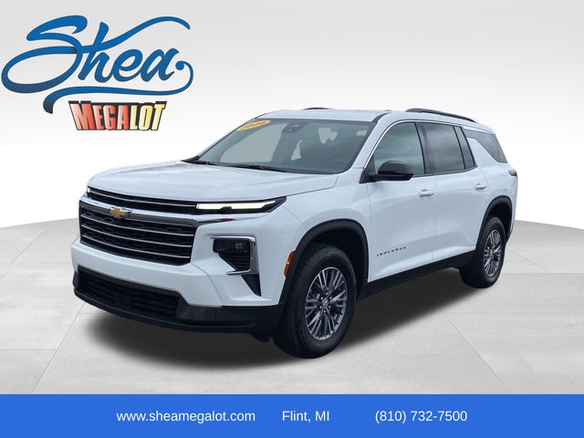 Summit White 2026 Chevrolet Traverse SUV / Crossover Four-Wheel Drive 8-Speed Automatic