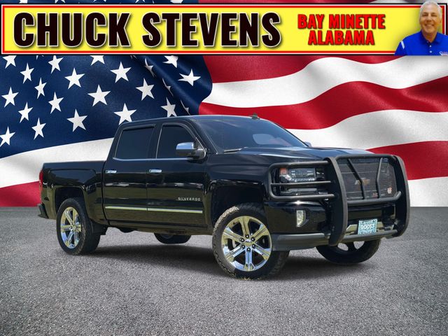 Black 2016 Chevrolet Silverado 1500 Pickup Truck Four-Wheel Drive 8-Speed Automatic Overdrive