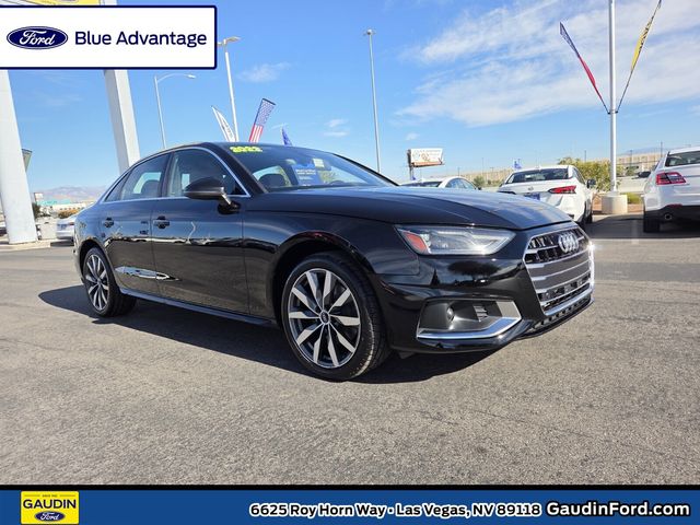 Black 2022 Audi A4 Sedan All-Wheel Drive 7-Speed Automatic