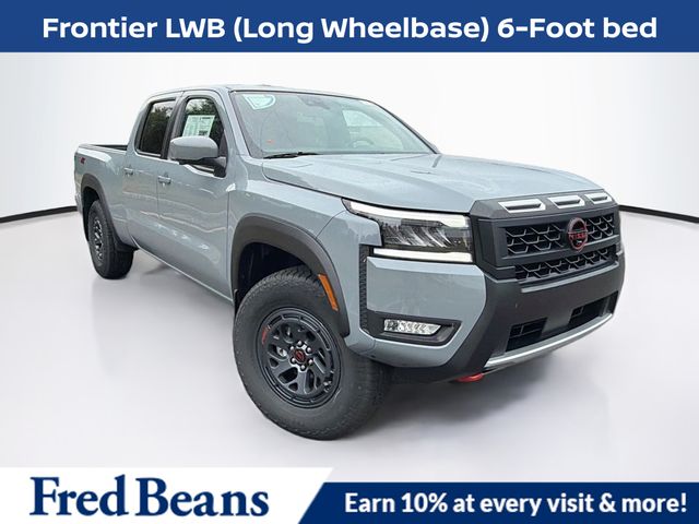 Boulder Gray Pearl 2026 Nissan Frontier Pickup Truck Four-Wheel Drive 9-Speed Automatic Overdrive