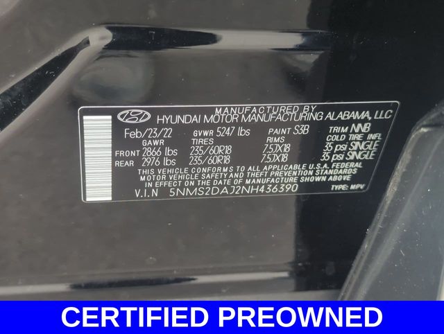 2022 Hyundai Santa Fe SEL photo