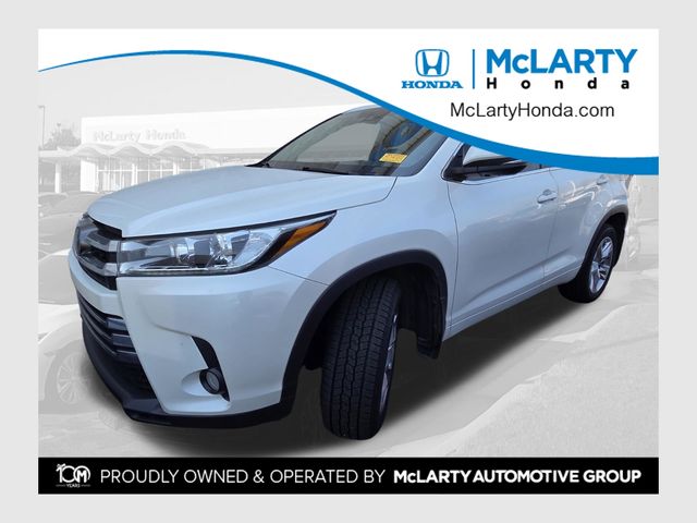 White (Blizzard Pearl) 2017 Toyota Highlander Limited SUV / Crossover Front-Wheel Drive 8-Speed Automatic