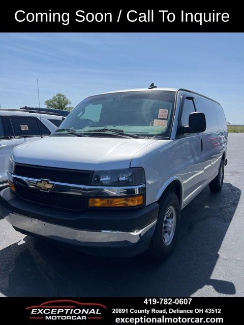 Silver Ice Metallic 2025 Chevrolet Express Cargo Van Rear-Wheel Drive
