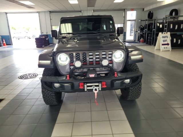 Used 2018 Granite Crystal Metallic Clearcoat Jeep Unlimited Rubicon image 2