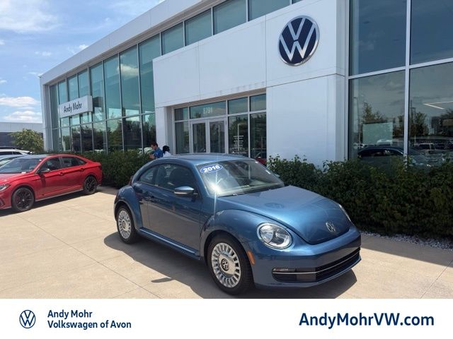 Silk Blue Metallic 2016 Volkswagen Beetle Hatchback Front-Wheel Drive 6-Speed Automatic