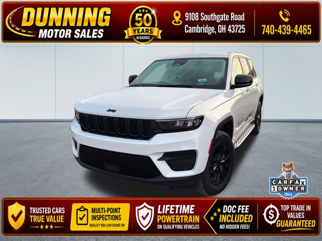 Bright White Clearcoat 2025 Jeep Grand Cherokee SUV / Crossover Four-Wheel Drive 8-Speed Automatic