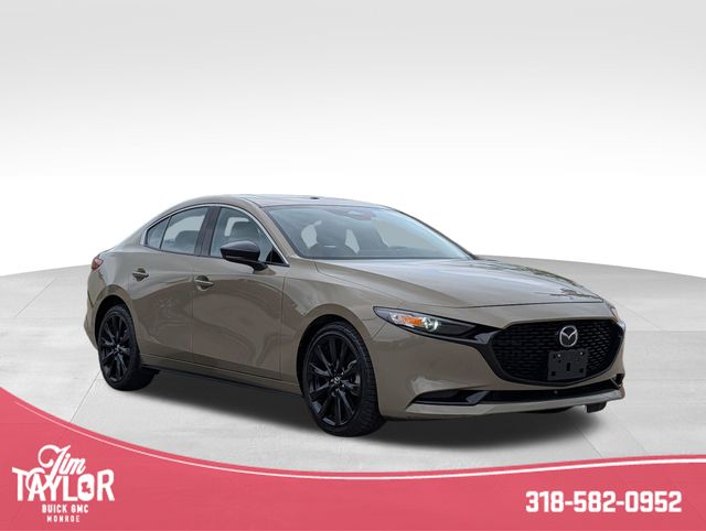 Zircon Sand Metallic 2024 Mazda MAZDA3 Sedan All-Wheel Drive 6-Speed Automatic