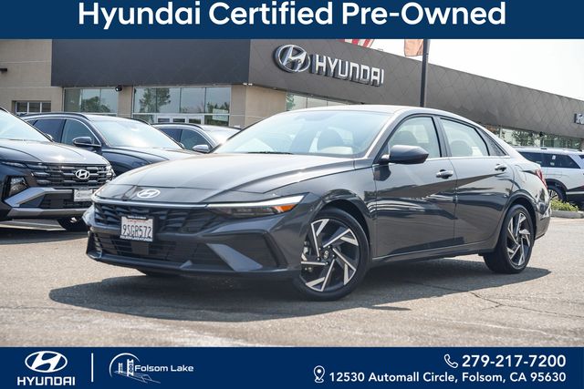 Ecotronic Gray 2025 Hyundai Elantra Sedan Front-Wheel Drive Continuously Variable Transmission