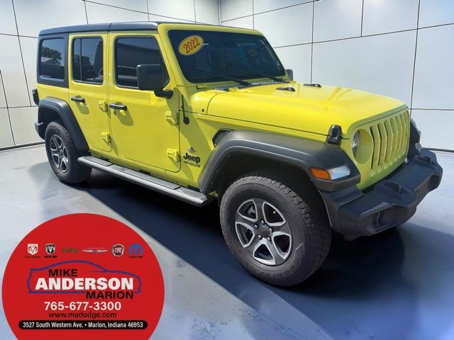 High Velocity Clearcoat 2022 Jeep Wrangler SUV / Crossover Four-Wheel Drive 8-Speed Automatic