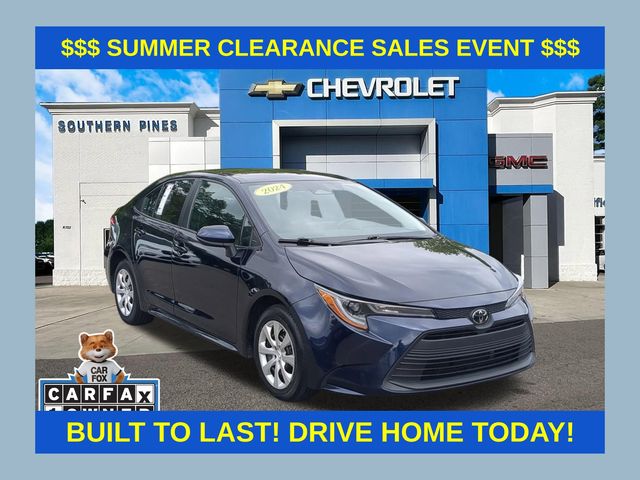 Blueprint 2024 Toyota Corolla Sedan Front-Wheel Drive Continuously Variable Transmission