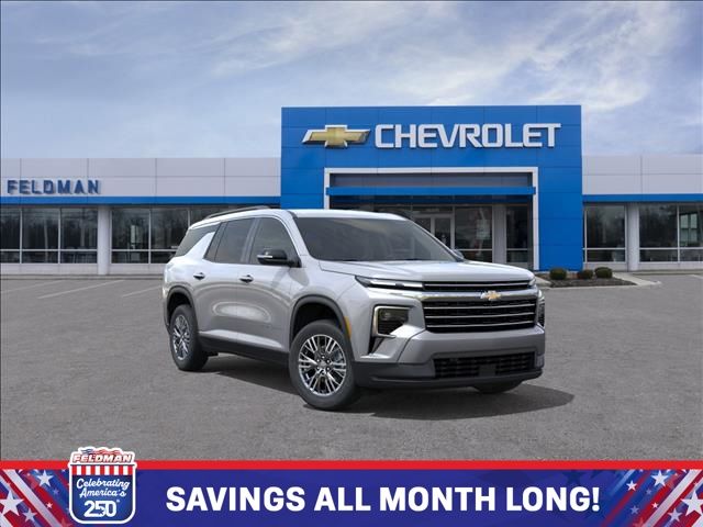 Sterling Gray Metallic 2026 Chevrolet Traverse SUV / Crossover Four-Wheel Drive 8-Speed Automatic