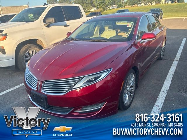 Ruby Red Metallic 2016 Lincoln MKZ Sedan Front-Wheel Drive 6-Speed Automatic