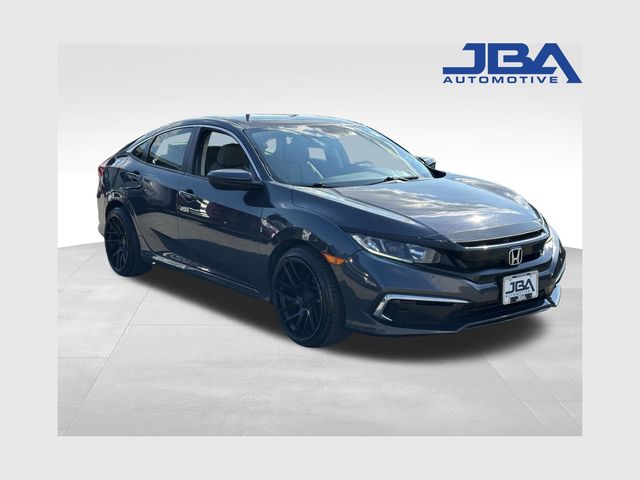 Gray (Modern Steel Metallic) 2019 Honda Civic Sedan Front-Wheel Drive Continuously Variable Transmission