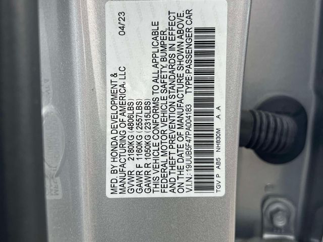 used 2023 Acura TLX car, priced at $30,390