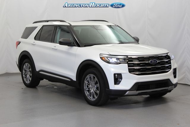 White Metallic 2025 Ford Explorer Active AWD SUV / Crossover All-Wheel Drive Automatic
