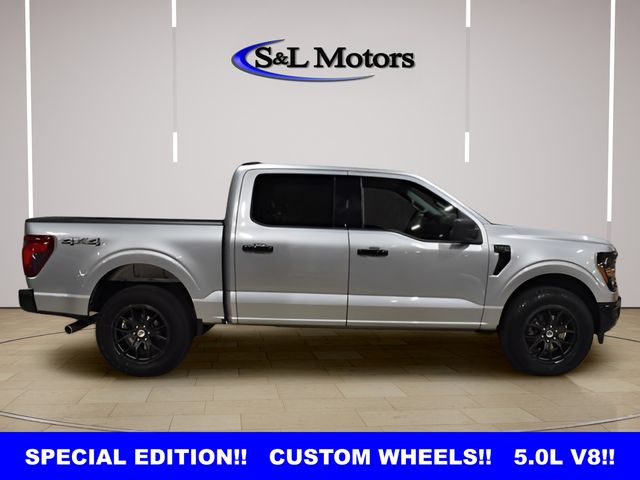 Iconic Silver Metallic 2025 Ford F-150 Pickup Truck Four-Wheel Drive Automatic