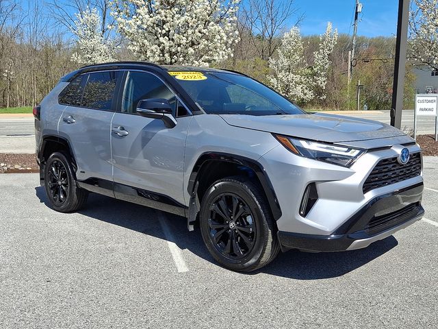 2023 Toyota RAV4 Hybrid XSE Silver at Klick Lewis Buick Chevrolet