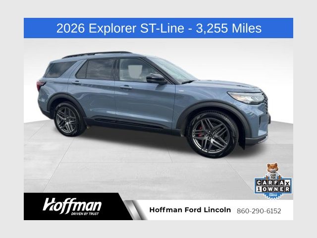 Vapor Blue 2026 Ford Explorer SUV / Crossover Rear-Wheel Drive Automatic