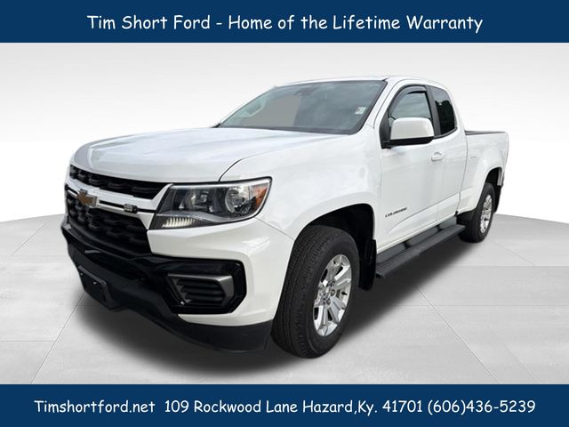 Summit White 2022 Chevrolet Colorado LT Extended Cab RWD Pickup Truck 4X2 6-Speed Automatic