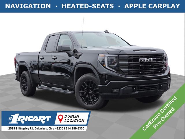 Onyx Black 2025 GMC Sierra 1500 Elevation Standard Double Cab 4WD Pickup Truck Four-Wheel Drive 8-Speed Automatic
