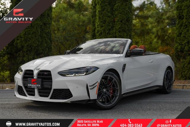 Alpine White 2024 BMW M4 Convertible All-Wheel Drive 8-Speed Automatic