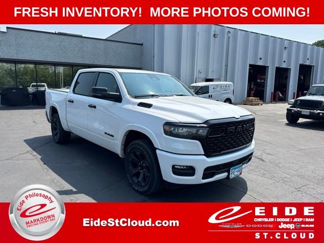 2025 Bright White Clearcoat Ram 1500 Big Horn 4X4 Truck