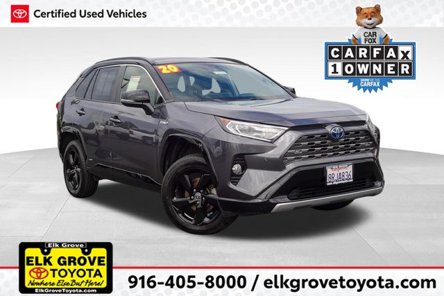 Magnetic Gray Metallic 2020 Toyota RAV4 Hybrid SUV / Crossover All-Wheel Drive Continuously Variable Transmission