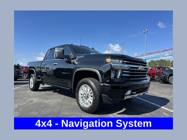 Black 2020 Chevrolet Silverado 3500HD High Country Crew Cab 4WD Pickup Truck Four-Wheel Drive Automatic