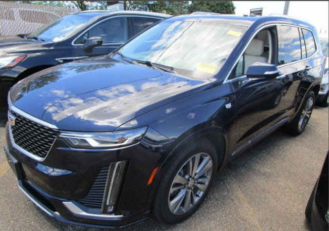 Dark Moon Blue Metallic 2021 Cadillac XT6 Premium Luxury AWD SUV / Crossover Four-Wheel Drive 9-Speed Automatic