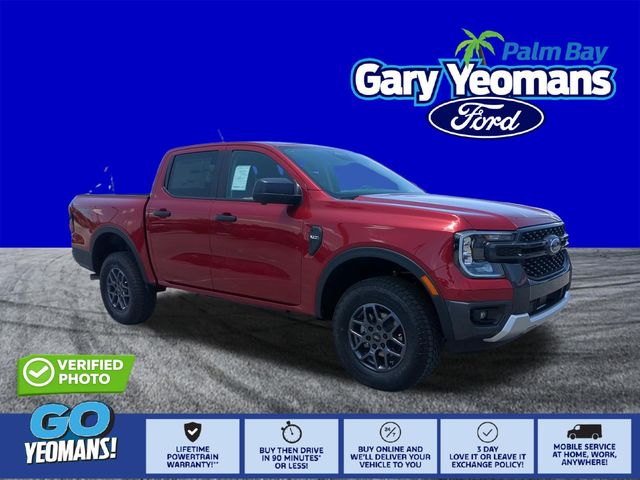 Ruby Red Metallic Tinted Clearcoat 2026 Ford Ranger Pickup Truck Four-Wheel Drive Automatic