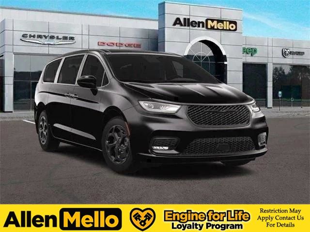 Brilliant Black Crystal Pearlcoat 2023 Chrysler Pacifica Hybrid Touring L FWD Minivan Front-Wheel Drive Continuously Variable Transmission