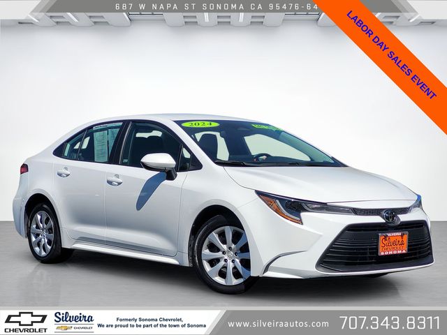 Ice 2024 Toyota Corolla Sedan Front-Wheel Drive Continuously Variable Transmission