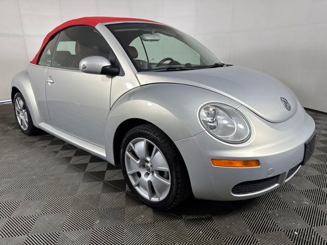 Silver 2009 Volkswagen Beetle Convertible Front-Wheel Drive 6-Speed Automatic