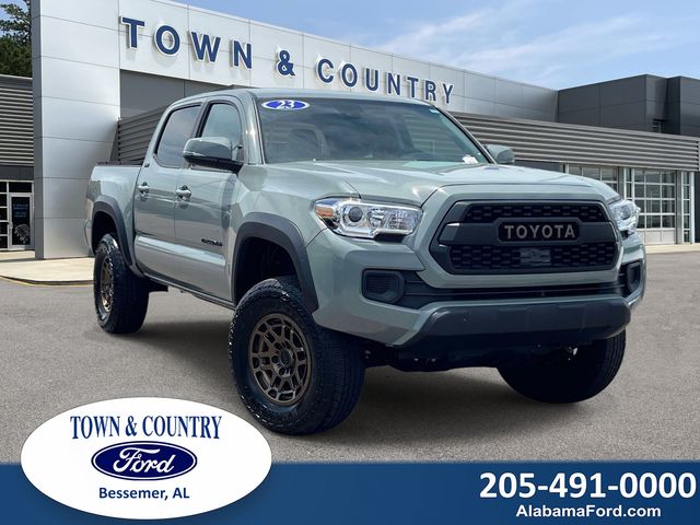 Lunar Rock 2023 Toyota Tacoma Trail Edition Double Cab 4WD Pickup Truck Four-Wheel Drive 6-Speed Automatic