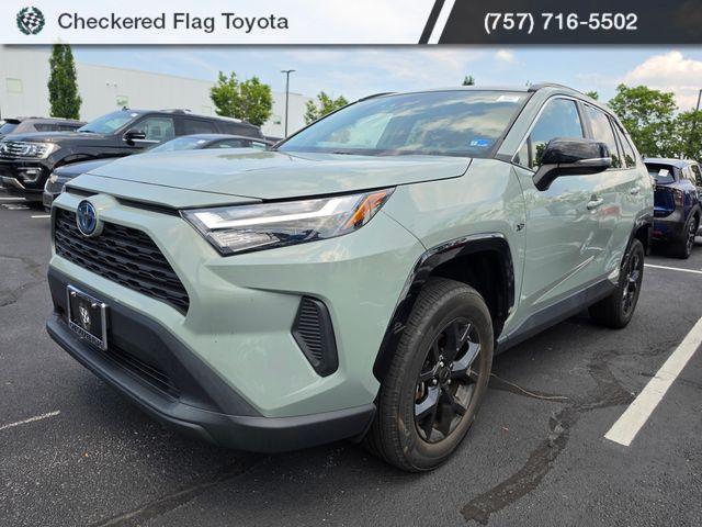 Lunar Rock 2023 Toyota RAV4 Hybrid SUV / Crossover All-Wheel Drive Continuously Variable Transmission