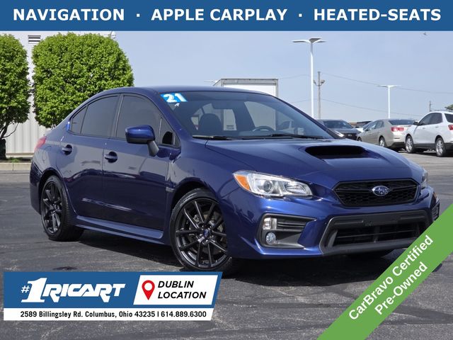 Lapis Blue Pearl 2021 Subaru WRX Premium AWD Sedan All-Wheel Drive 6-Speed Manual