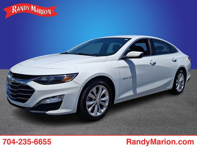 Summit White 2023 Chevrolet Malibu LT with 1LT FWD Sedan Front-Wheel Drive Continuously Variable Transmission