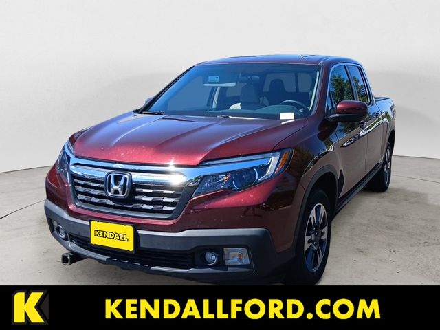 Red 2019 Honda Ridgeline Pickup Truck All-Wheel Drive 6-Speed Automatic