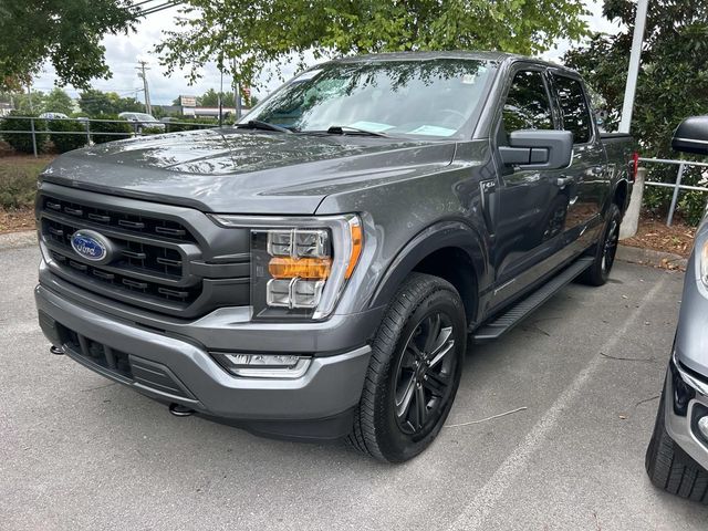 Gray Metallic 2022 Ford F-150 Pickup Truck Four-Wheel Drive Automatic