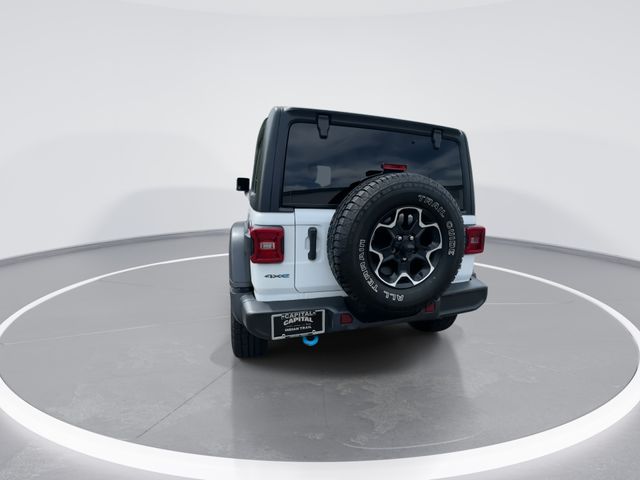 Used 2022 White Jeep Unlimited Rubicon 4xe image 7