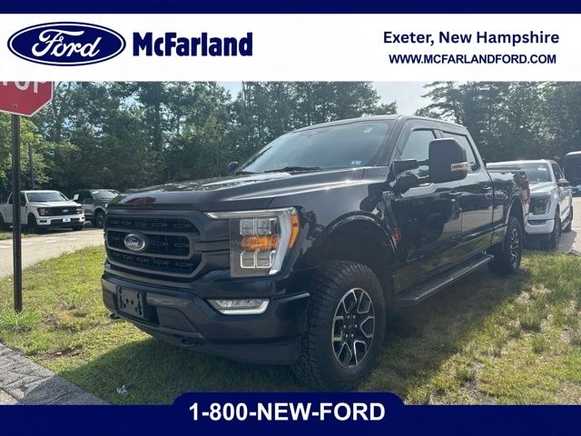 Black 2022 Ford F-150 Pickup Truck Four-Wheel Drive Automatic