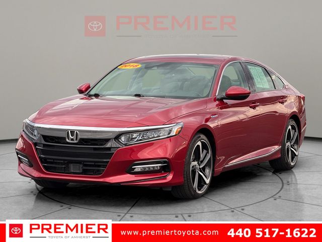 Radiant Red Metallic 2018 Honda Accord Hybrid EX-L Sedan Front-Wheel Drive Continuously Variable Transmission